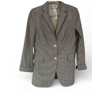 Akris Punto Sz 10 Striped Blazer